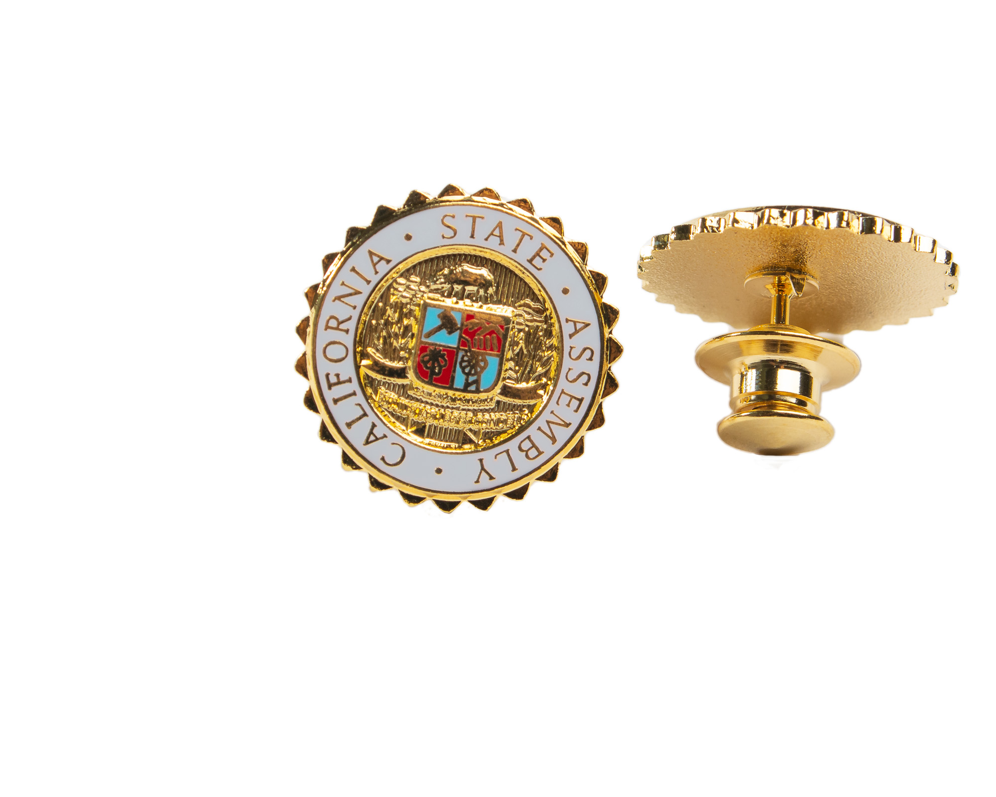 assembly lapel pin