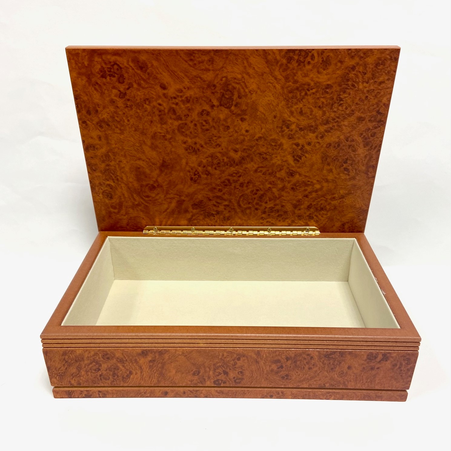 Large Burlwood Keepsake Box with Senate Seal - Image 4
