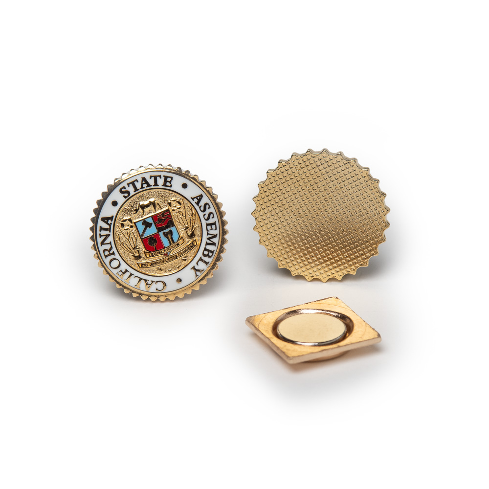 Assembly Lapel Pin with Magnetic back