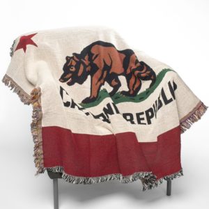 California Bear Flag Throw