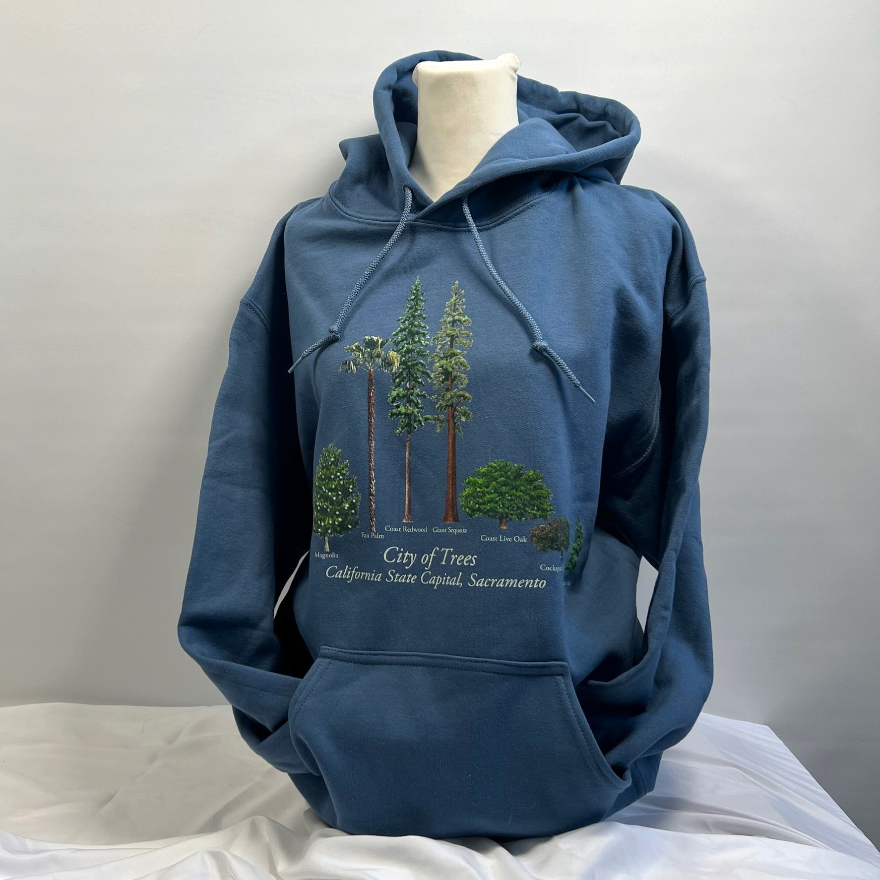 Sacramento City of Trees Adult Hoodie