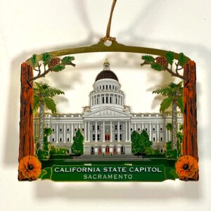 Capitol with Redwoods Ornament