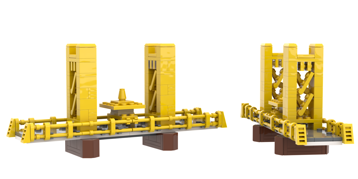 Sacramento Tower Bridge LEGO Kit - Image 2
