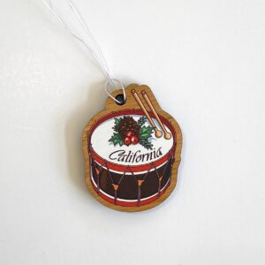 California Drum Ornament