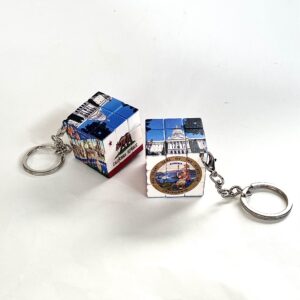 Puzzle Cube Keychain