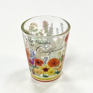 California Wildflowers Shot Glass