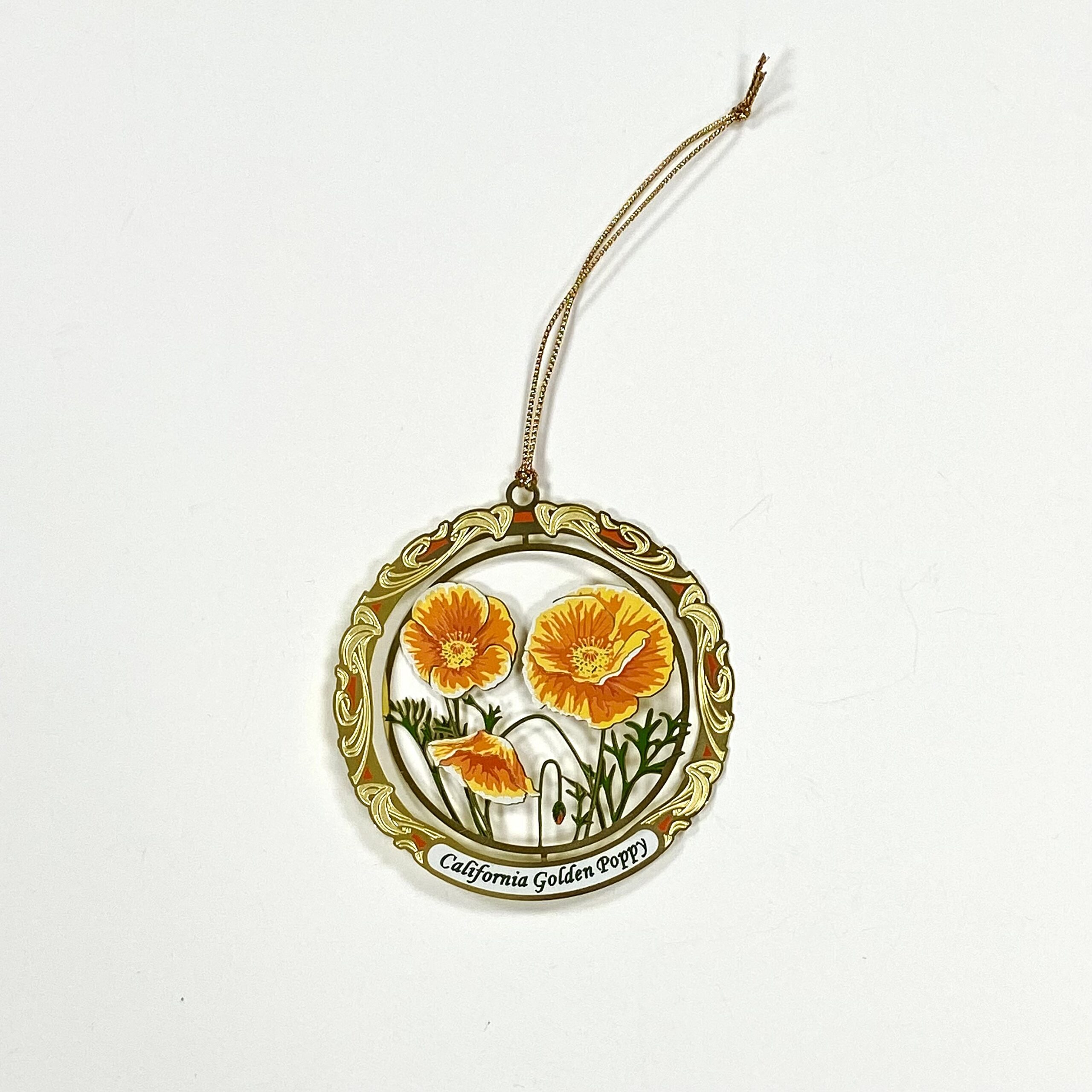 California Golden Poppy Ornament - Image 2
