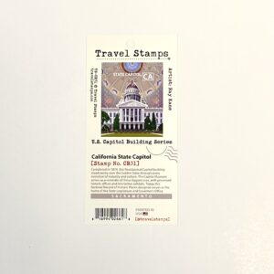 California Capitol Travel Stamp