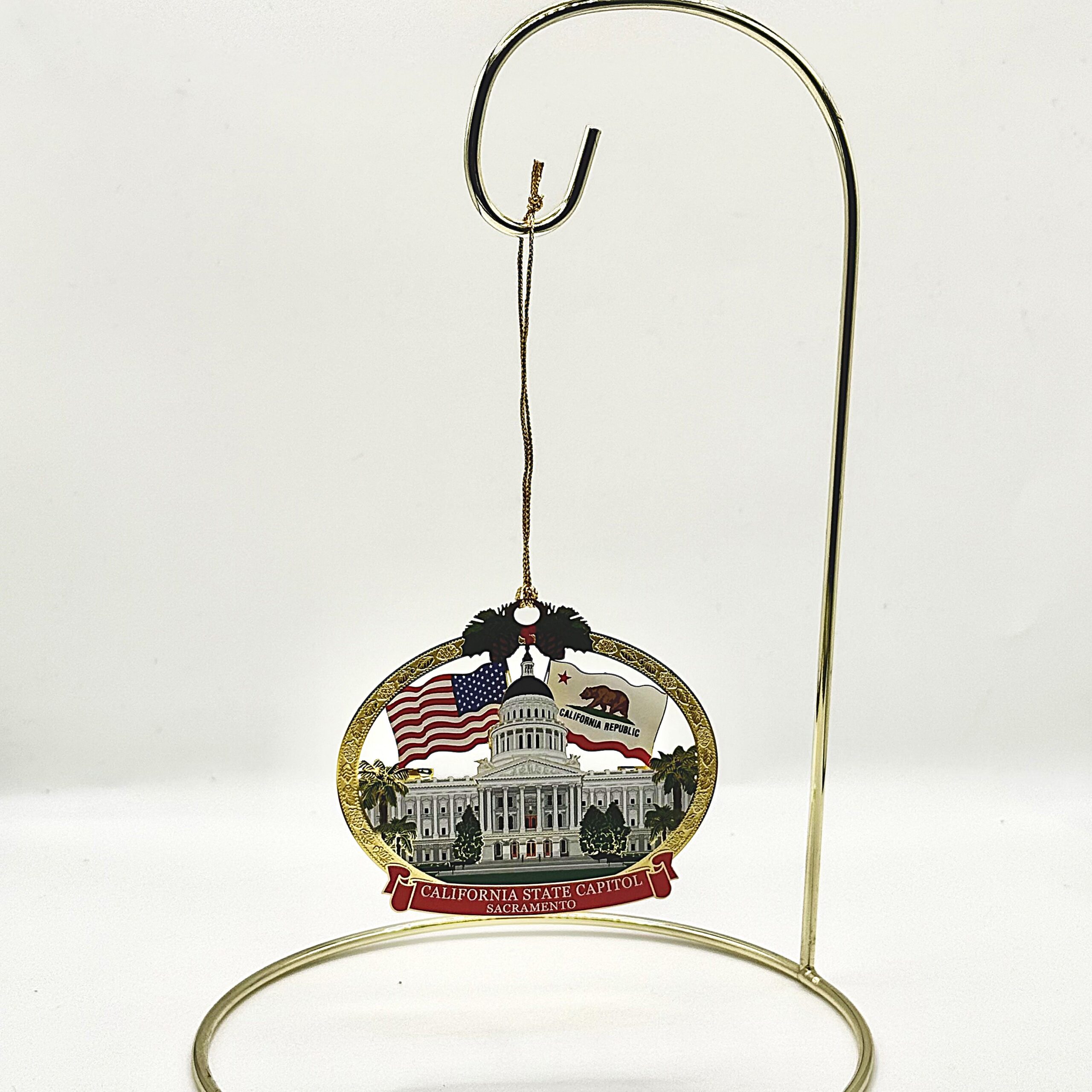 Capitol Dual Flag Ornament - Image 2