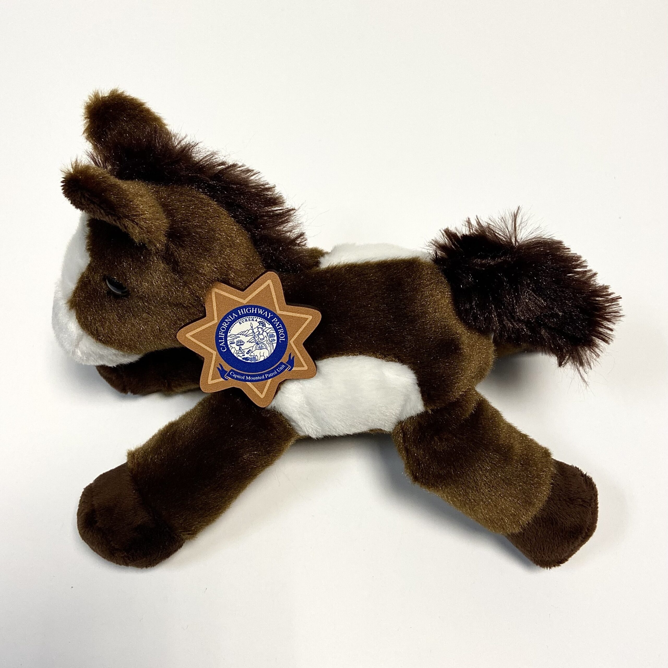 Plush Horse with CHP Badge - Image 2